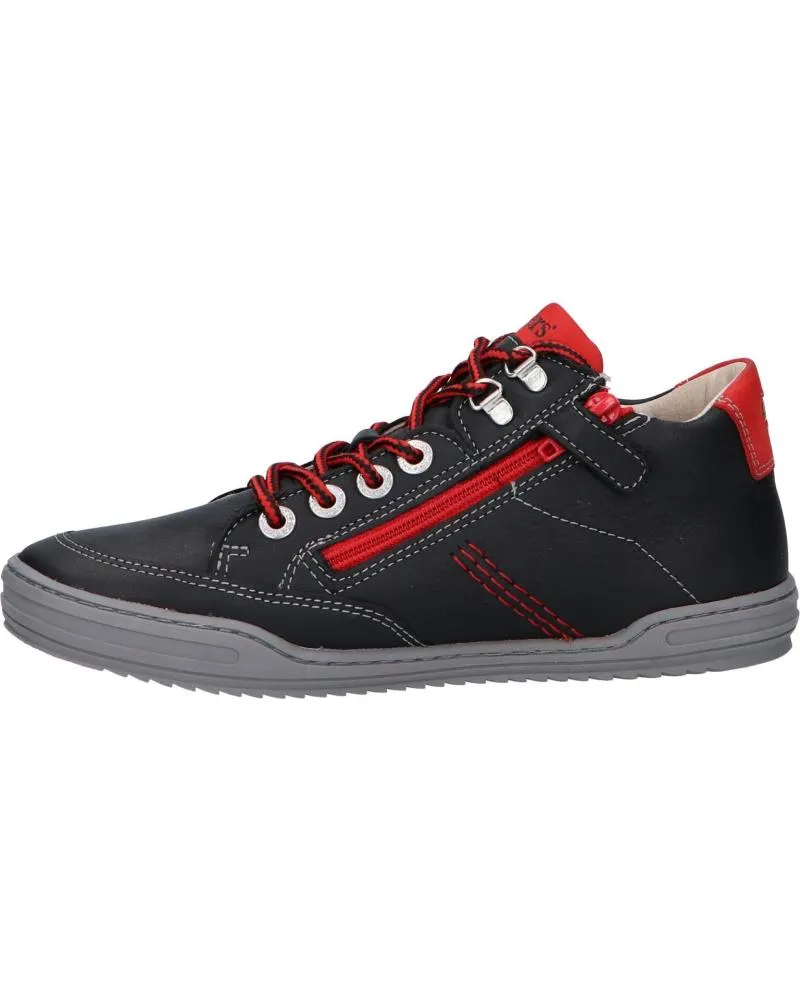 Zapatos de Niño KICKERS 830100 JOULA 82 NOIR ROUGE