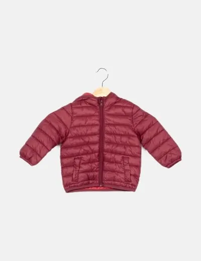 Zara Plumas rojo básico